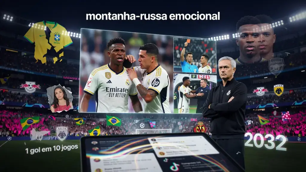 Vinicius Junior Vive Montanha-Russa Emocional no Real Madrid