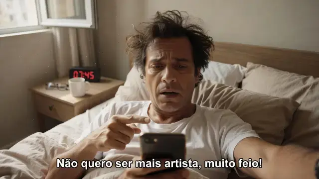 Dedé Santana Expõe Visual de Recém-Acordado e Diverte Seguidores